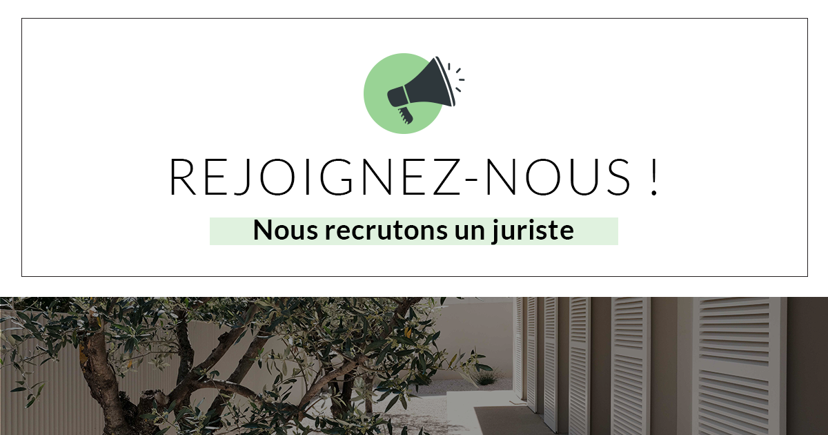 Recrutement : juriste 